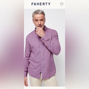Faherty Brand Lightweight Stretch Flannel Shirt